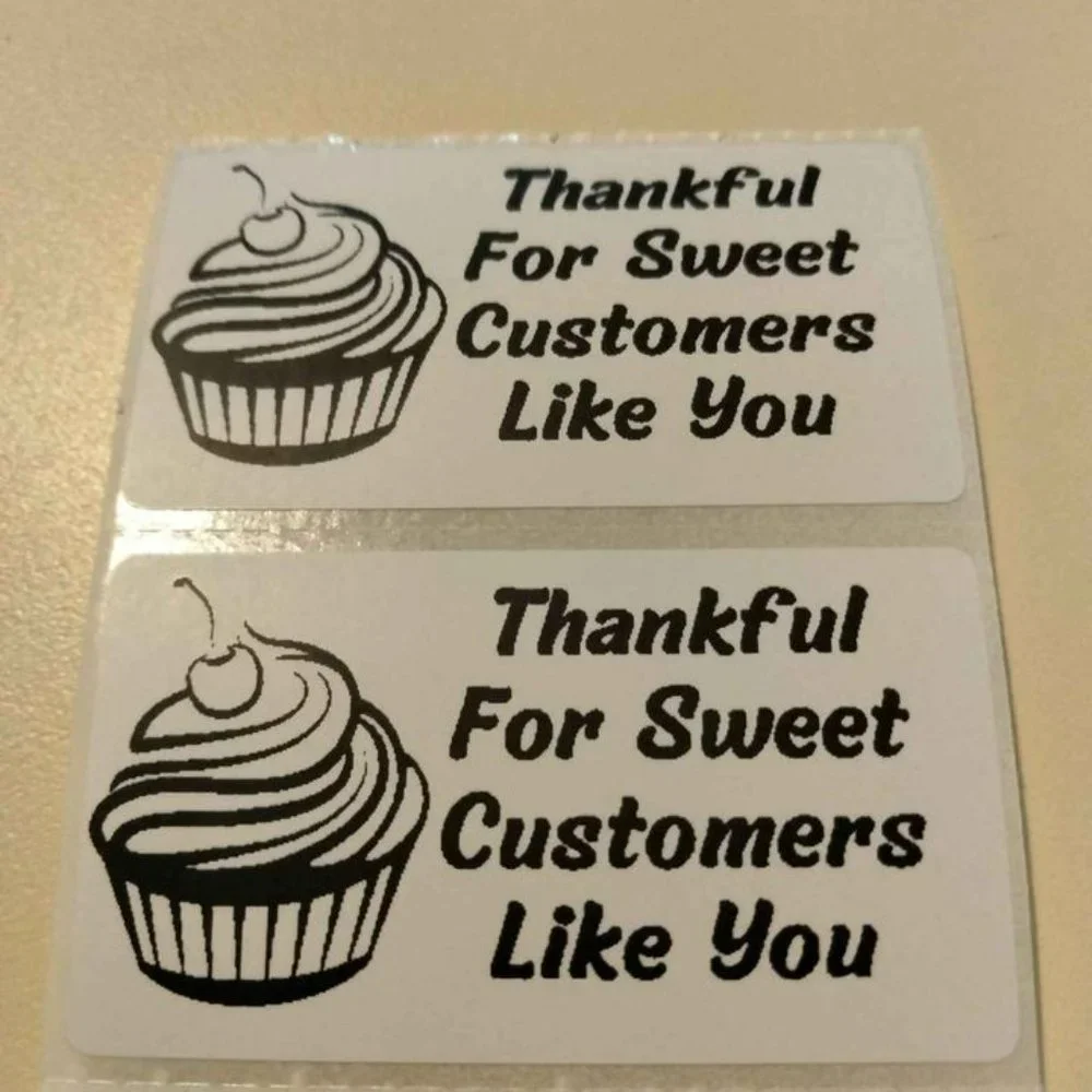 💙100 Sweet Customers- Shipping Labels Thermal Packaging Stickers 2.25